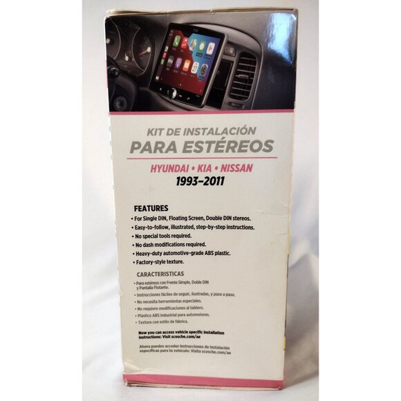 Scosche Car Stereo Dash Kit Hyundai-Kia-Nissan 1993-2011 New UI3070-WM1 - Picture 4 of 5